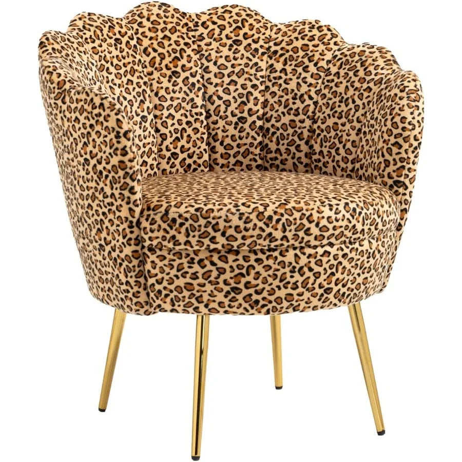 Moderccent Velvet Chairs Comfy Upholstered Vanity for Bedroom Armchair Dining with Golden Metal Legs Desk Chair Makeup Chairs f