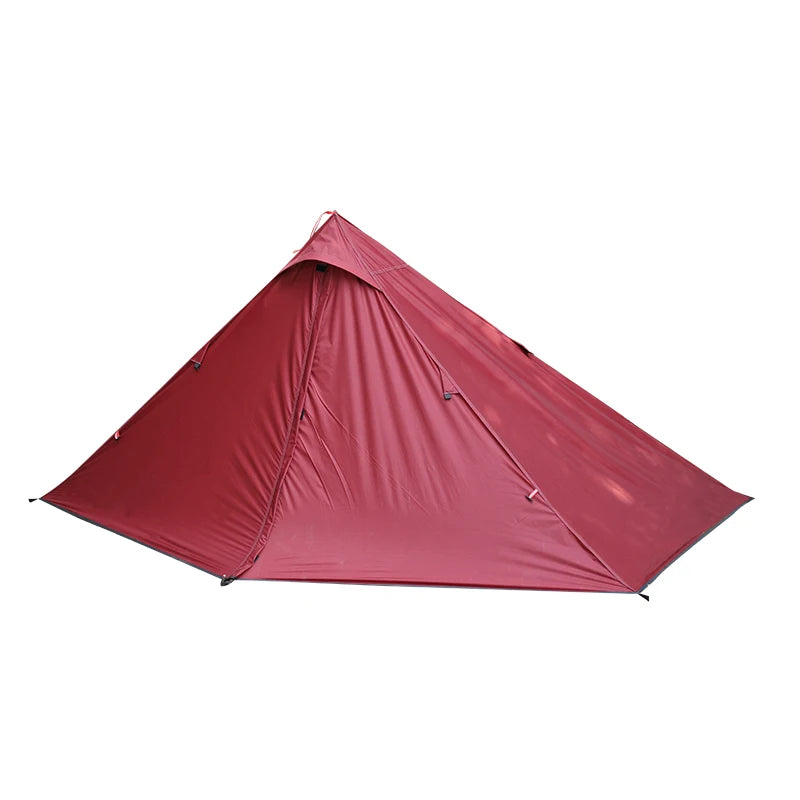 Ultralight Tent Solo Camping Tents, Trekking Rod is Not Included, 2 Layers, Lightweight, Portable to Carry