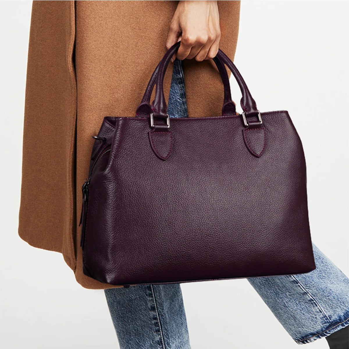 Genuine Leather handbags for women,Large Capacity tote bags for women,luxury crossbody shoulder bag,designer luxury italian