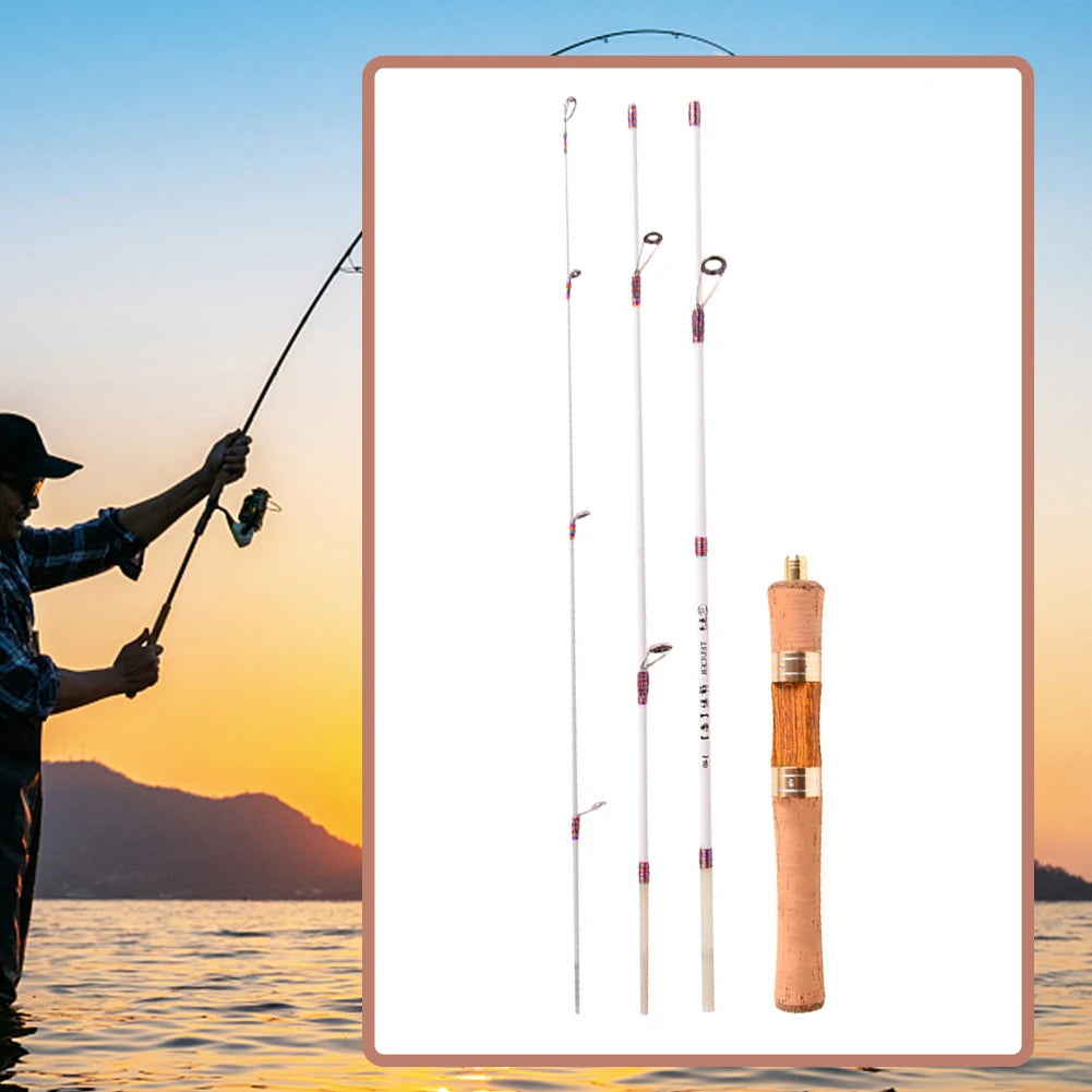Soft Telescopic Fishing Rod Rotatable Fishing Pole Telescopic Portable Ultra-light Outdoor Accessories for Lakes Reservoirs