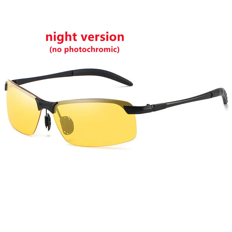 Men Women Photochromic Sunglasses Polarized Driving Chameleon Glasses Color Change Sun Glasses Day Night Vision Driver Eyewear