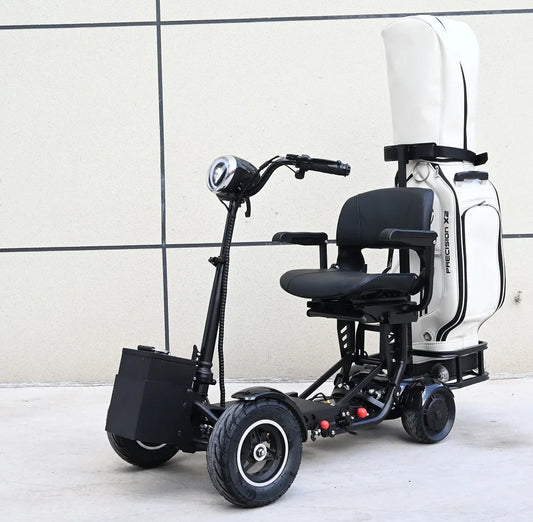 Electric Handicapped 400W Dual Motor Heavy Duty Big power Elderly 4 Wheel Folding Golf Electric Mobility Scooter Adult