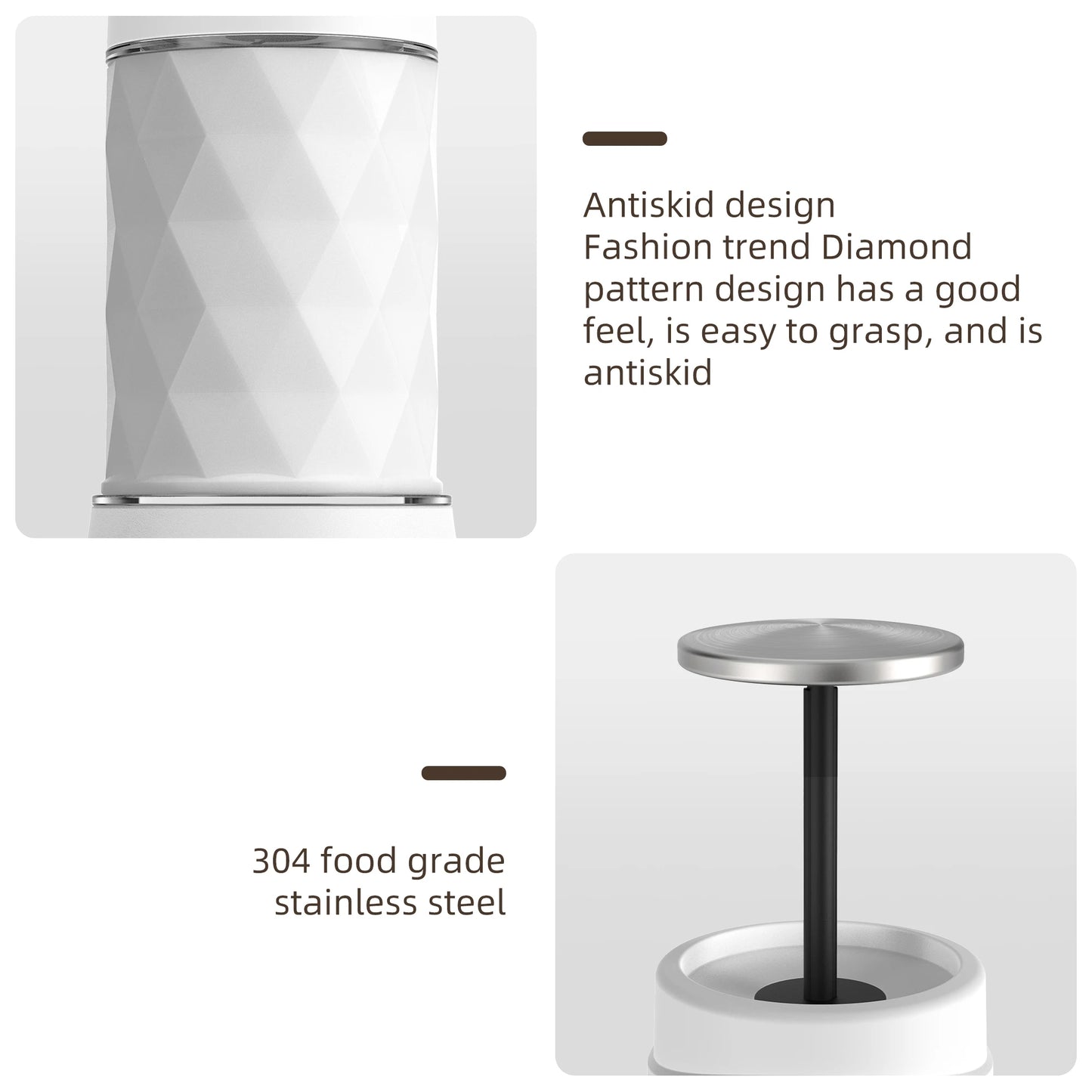 BioloMix Portable Coffee Maker Espresso Machine Hand Press Capsule Ground Coffee Brewer Portable for Travel and Picnic