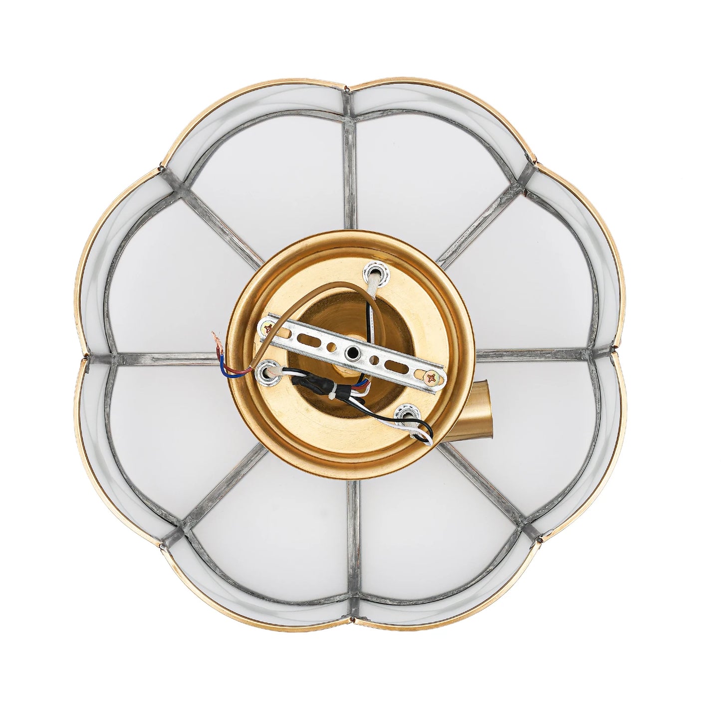 LED Light Modern Style E27 Indoor Ceiling Lamp Flower Shaped Fixture 110-240V Flush Mount Chandelier