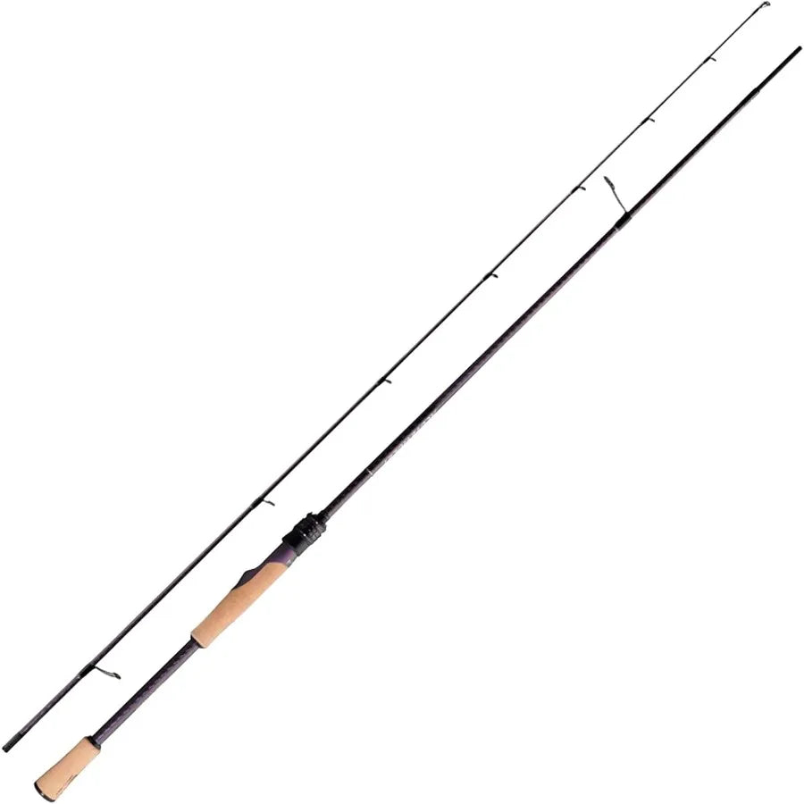 2Piece Fishing Rod for Spinning and Baitcasting with Fast Action Design Ideal for Jerkbait Techniques Using Toray 36 Ton Carbon