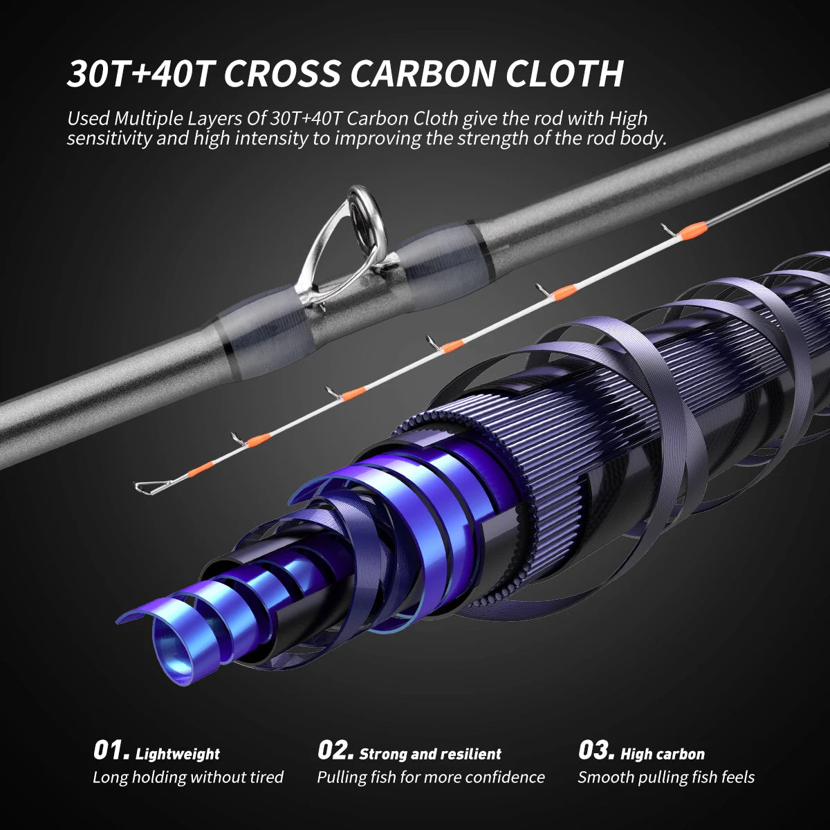 Johncoo 150 cuttlefish fishing rod webfoot octopus fishing rod titanium rod tip light weight Fishing rod Seawater fishing rod