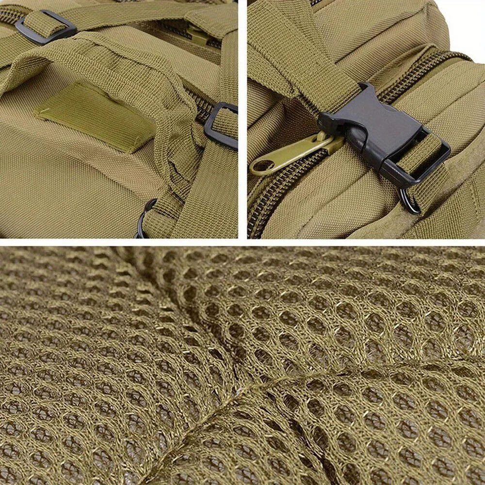 30L outdoor Molle backpack canvas backpack camping hiking bag