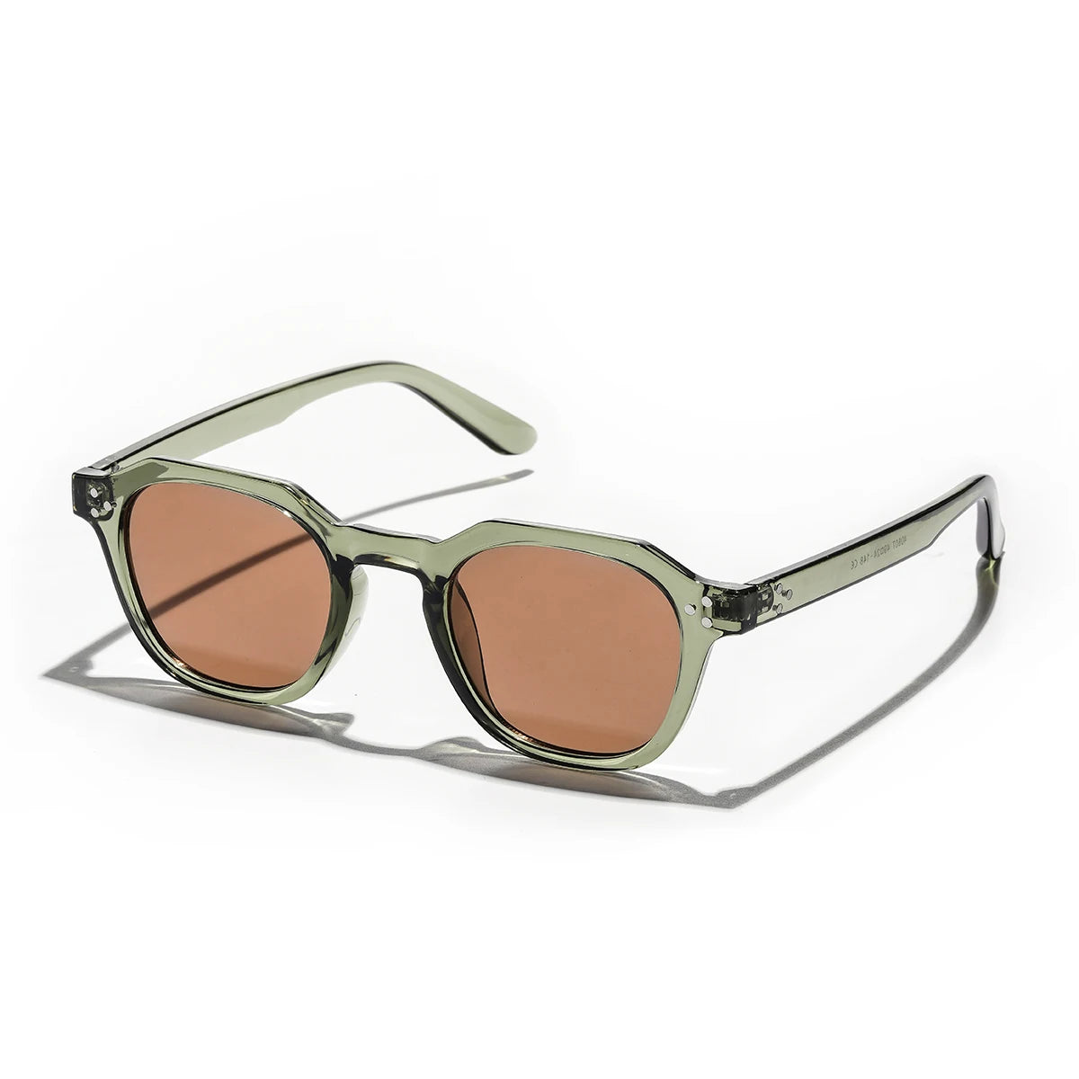 Ruiao Luxury round light Sunglasses Designer Sun Shades Brand Retro Eyewear Gift for Women Men