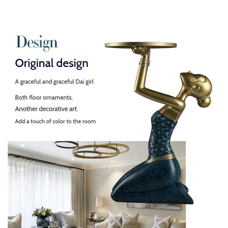 Living Room Coffee Tables Tea Salon Low Luxury Modern Coffee Tables Sofa Side Gold Resin Stolik Kawowy Home Furniture WK50CJ