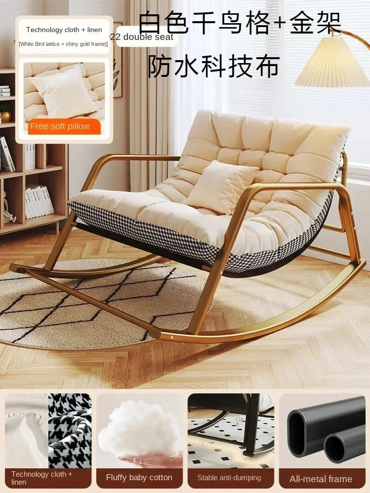 Lounge Living Room Chairs Rocking Recliner Meditation Nordic Salon Chair Sofa Luxury Sillones Puffs Grandes Outdoor Furniture