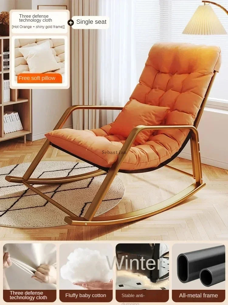 Lounge Living Room Chairs Rocking Recliner Meditation Nordic Salon Chair Sofa Luxury Sillones Puffs Grandes Outdoor Furniture
