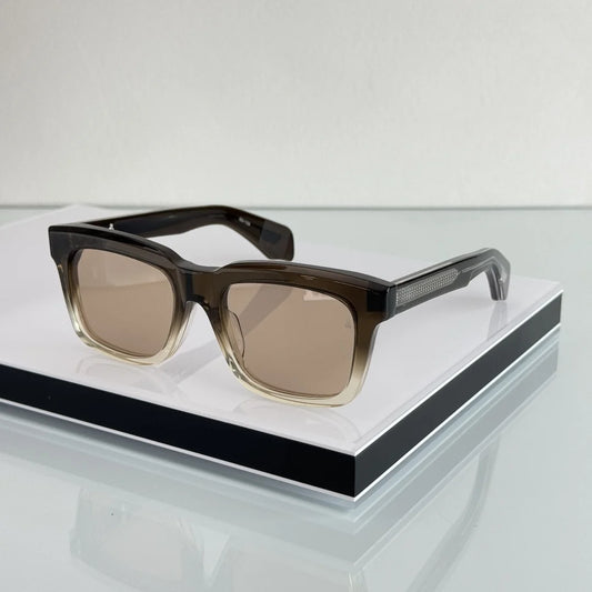 TORINO Epoxy Sunglasses 2025 New Arrival Japanese Handmade Square Frame UV400 Unisex Fashion Eyewear for Vacation