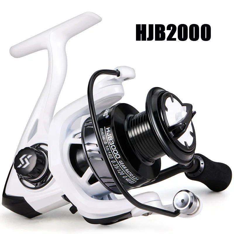 Sougayilang 2000 3000 Spinning Fishing Reels 5.2:1 High Speed Ratio Max Drag 8kg EVA Handle Fishing Reels with Mysterious Gifts