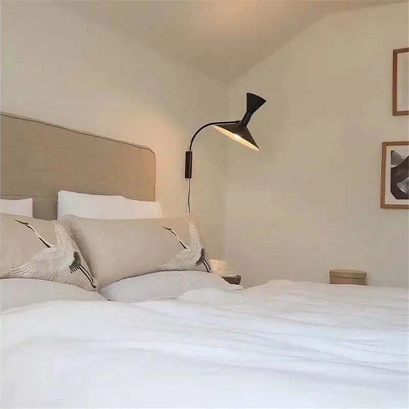 Marseille Wall Lamp Creative Sconce Lamp Adjustible Industrial Design Light for Living Room Rotatable Bedroom Bedside Lamp