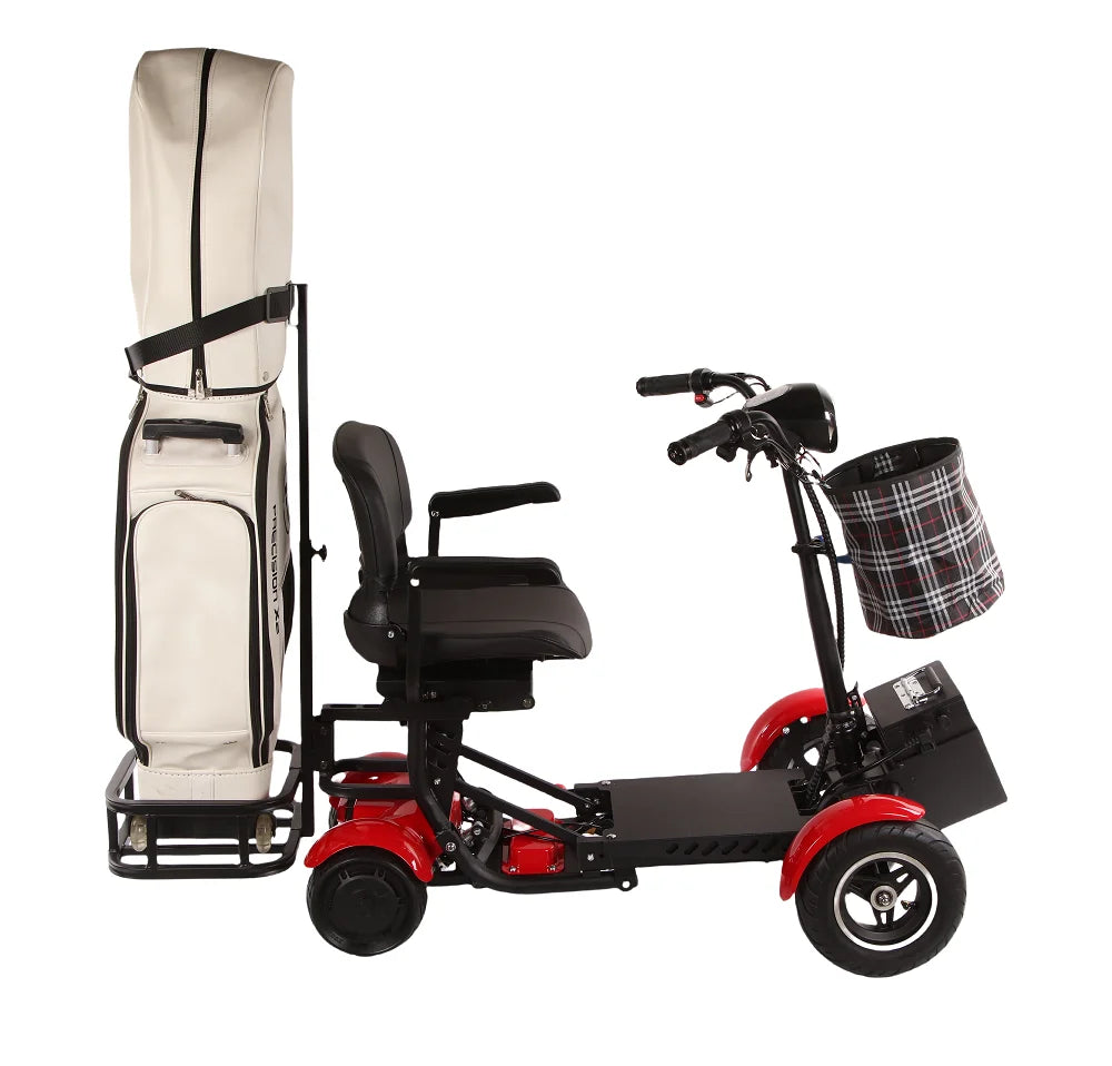 Electric Handicapped 400W Dual Motor Heavy Duty Big power Elderly 4 Wheel Folding Golf Electric Mobility Scooter Adult