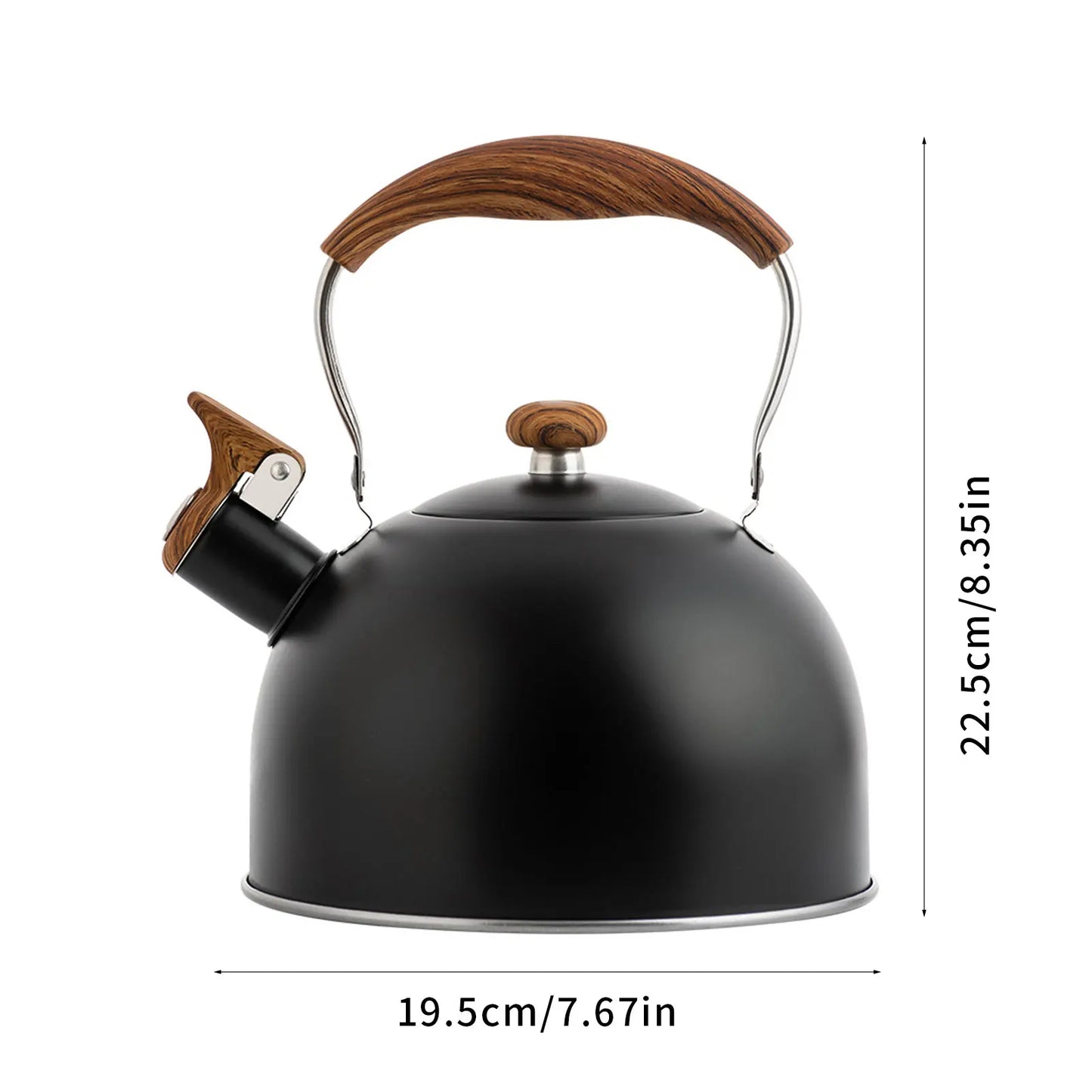 Whistling Tea Kettle For Stove Top Modern Stainless Steel Whistling Teapot 2.5 Liter Whistling Tea Kettle For Making Coffee Milk