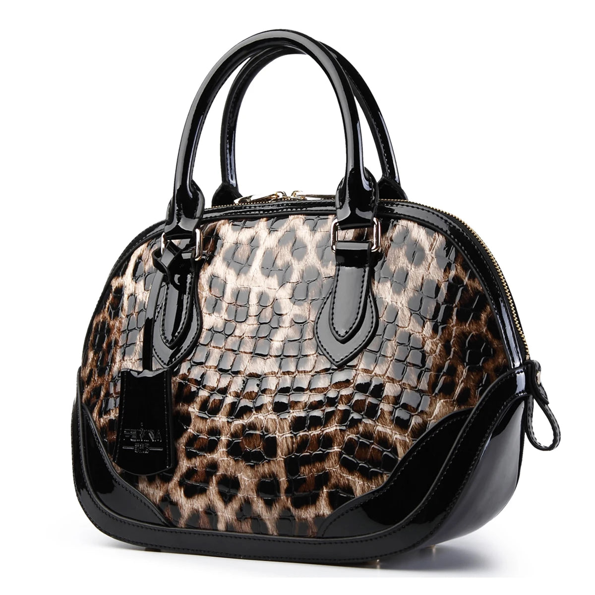 tote bag woman luxury designer bags genuine leather large Leopard Print handbags leather crossbody bag Business casual Dome Bag