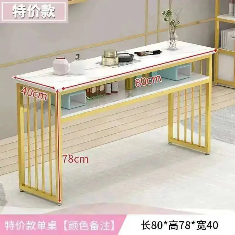 Nail Tables Ins Minimalist Furniture Nordic Salon Luxury Single Professional Manicure Table Beauty Salon Fashion Nail Table B