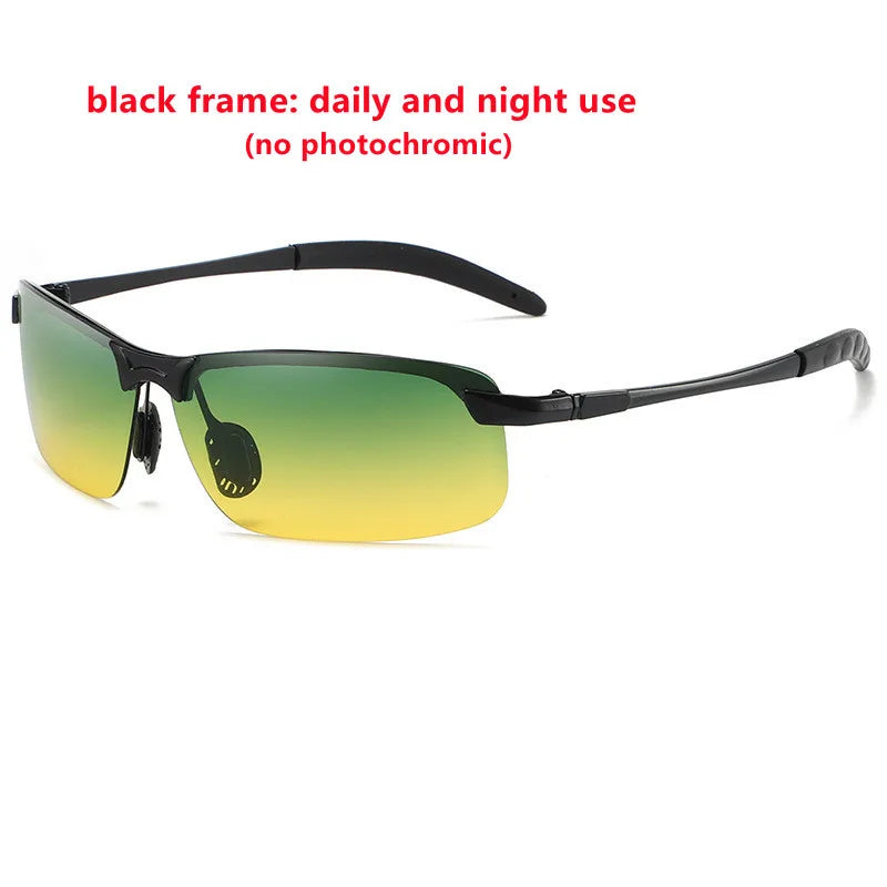 Men Women Photochromic Sunglasses Polarized Driving Chameleon Glasses Color Change Sun Glasses Day Night Vision Driver Eyewear