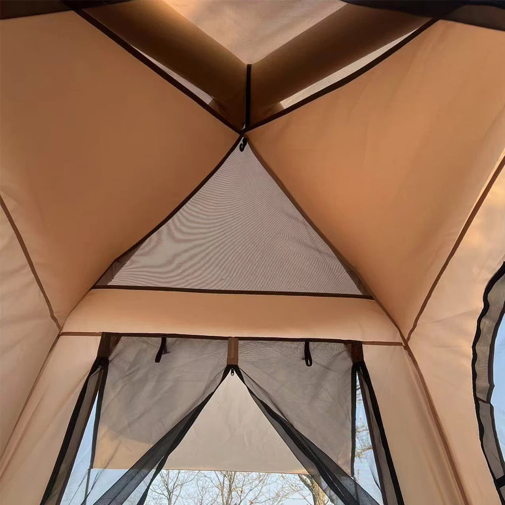 An inflatable tent, camping tent, waterproof air tent, portable tent, garden tent, suitable for camping and hiking trips