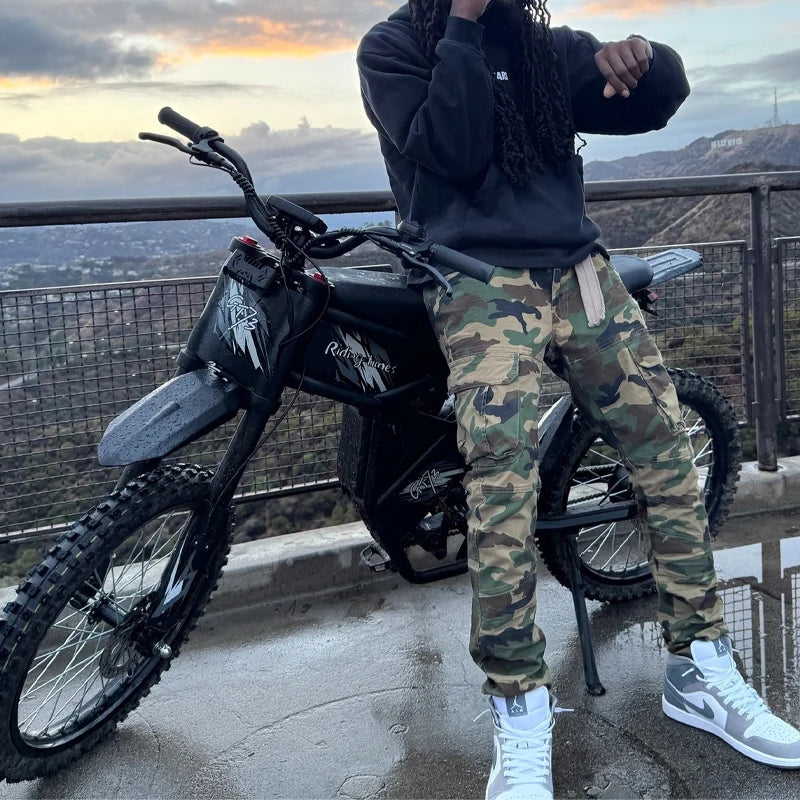 GT73 Dirt Ebike High Speed Fat Tire Off Road Electric Mountain Bike 2000w Motor Bicycle Adult