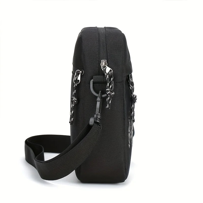 Halloween Bag Men's New Oxford Cloth Crossbody Bag Lightweight 100 Stylish Canvas Shoulder Bag Men's Small Bag