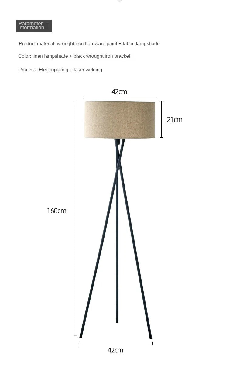 Floor Lamp I Minimalist Nordic LED Living Room Bedroom Vertical Bedside Lamp Wall Corner Floor Table Lamp Sofa Atmosphere