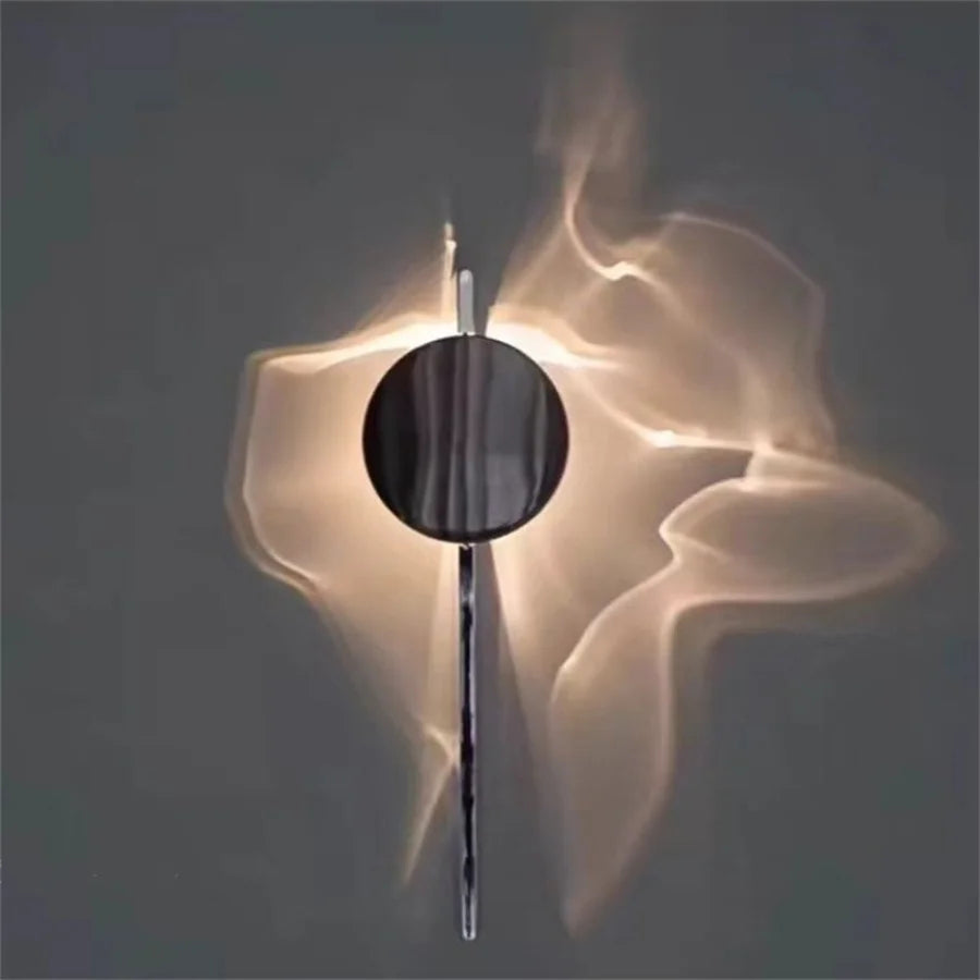 Luxury Light Shadow LED Wall lamp Rotatable Corrugated LED Wall Light living Room Parlor Stairs Aisle Atmosphere Wall Sconce