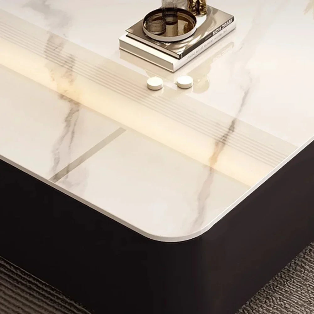 Nordic Marble Effect Coffee Tables Luxury Decor Modern Unique Coffee Tables Glam Premium Table Basses De Salon Home Furniture