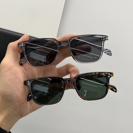 Fashion Square Frame Sunglasses For Women Men Classic Vintage Leopard Driving Sun Glasses Beach UV Protection Eyeglasses Outdoor