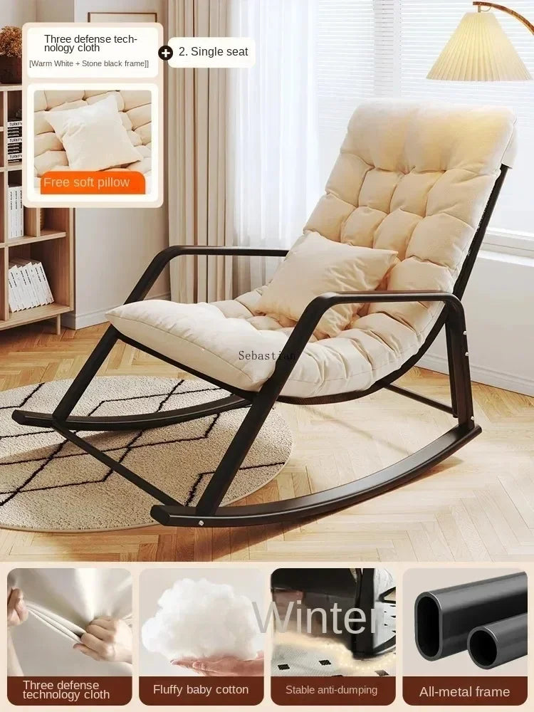 Lounge Living Room Chairs Rocking Recliner Meditation Nordic Salon Chair Sofa Luxury Sillones Puffs Grandes Outdoor Furniture