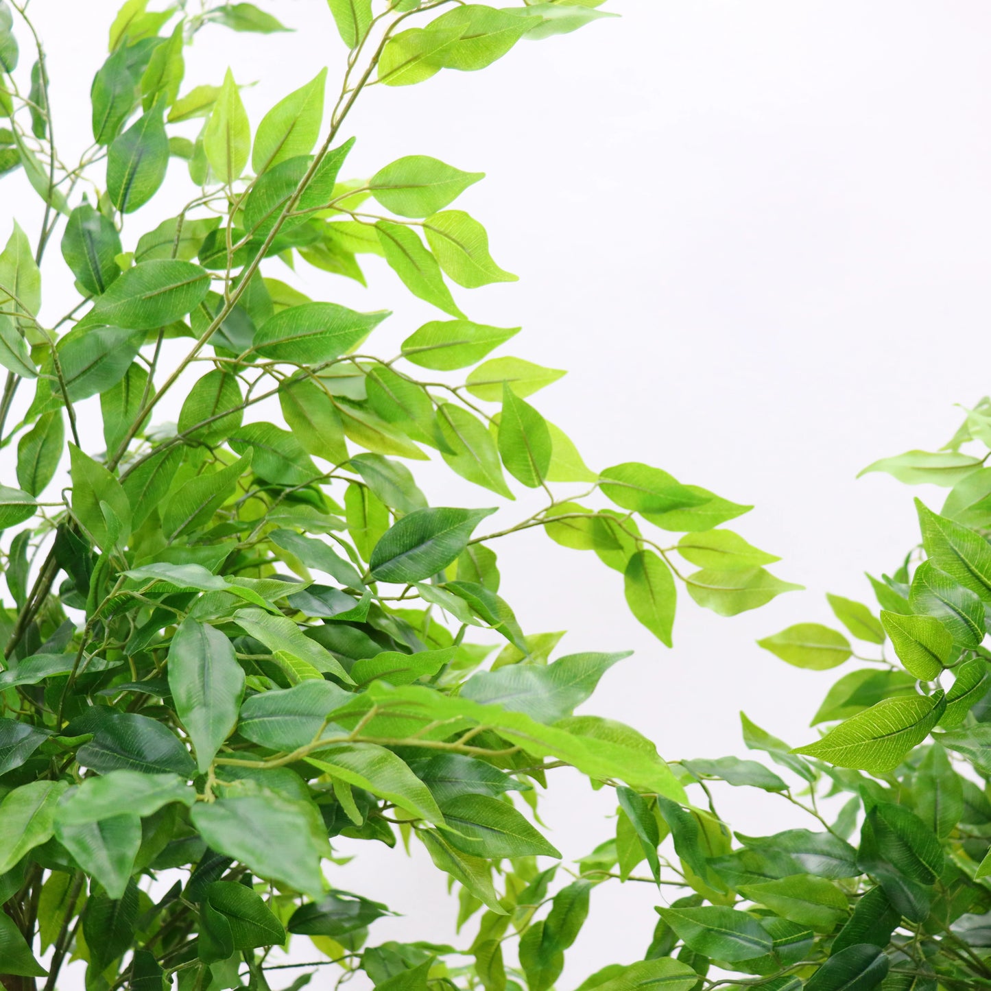 5.2'/5.9' Artificial Ficus Tree, Tall Fake Potted Ficus Tree With Planter, Realistic Texture Potted Faux Ficus Tree For Home