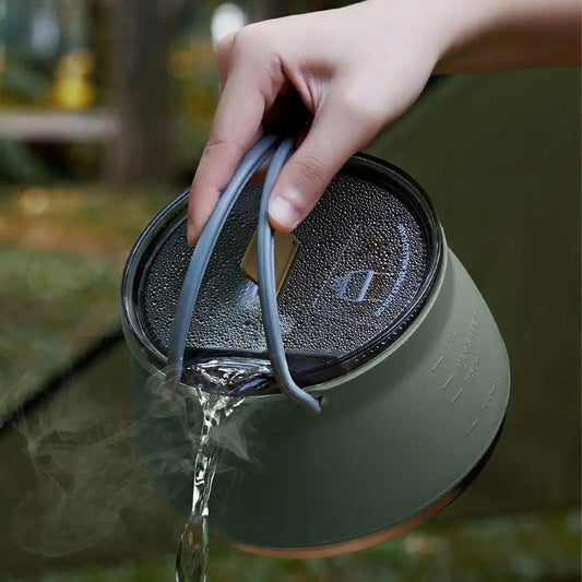 Foldable Coffee Pot Silicone Travel Kettle Pot Foldable Outdoor Camping Kettle Portable Camping Coffee Pot For Outdoor Camping