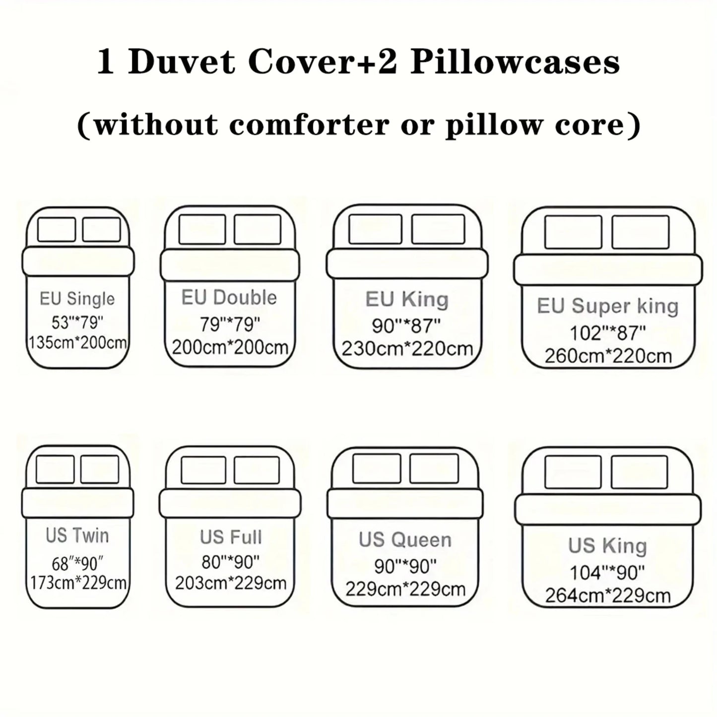 Cozy 3pcs Cartoon Halloween Bedding Set for Bedrooms, Guest Rooms, and Hotels - Includes Soft Down Duvet Cover and Two Pillowcas