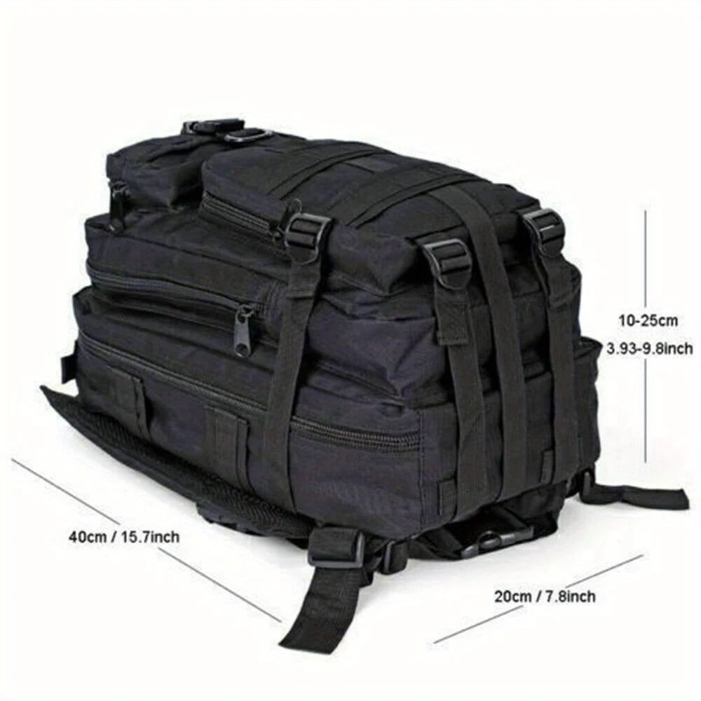 30L outdoor Molle backpack canvas backpack camping hiking bag