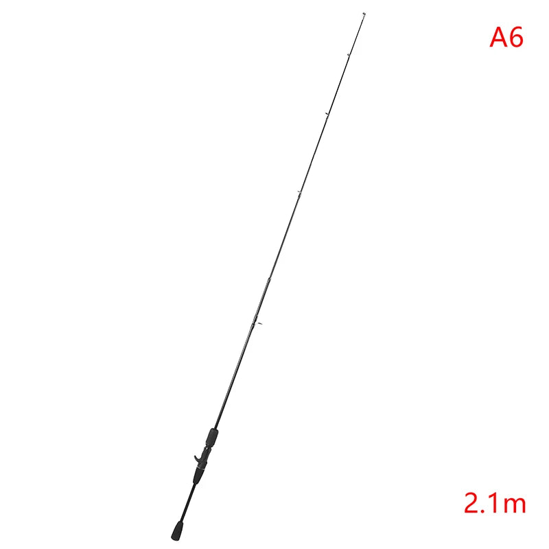 Fishing Lure Rod 1.65/1.8/2.1M Spinning Rod Fishing Rod New Design Carbon Fiber Spinning Baitcasting Fishing Pole