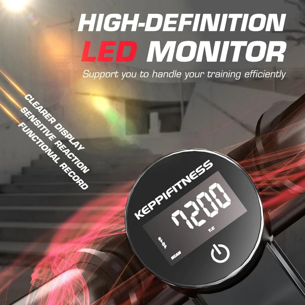 Home Cardio Fitness Stair Stepper with Resistance Bands - FITSTEP Series Exercise Equipment