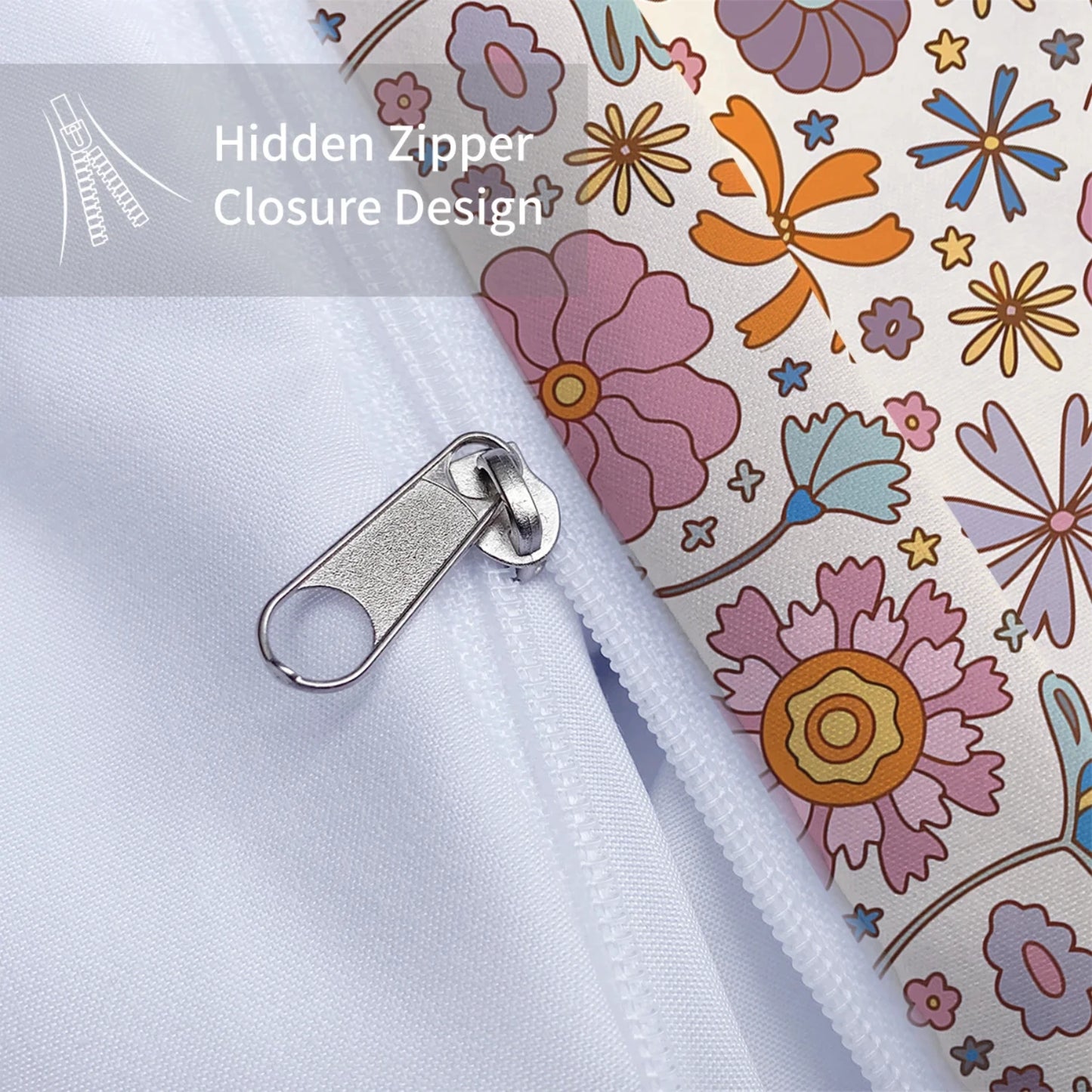 Warm and skin friendly, this unfilled 3pcs matte polyester bedding set includes 1 duvet cover and 2 pillowcases. Featuring anti