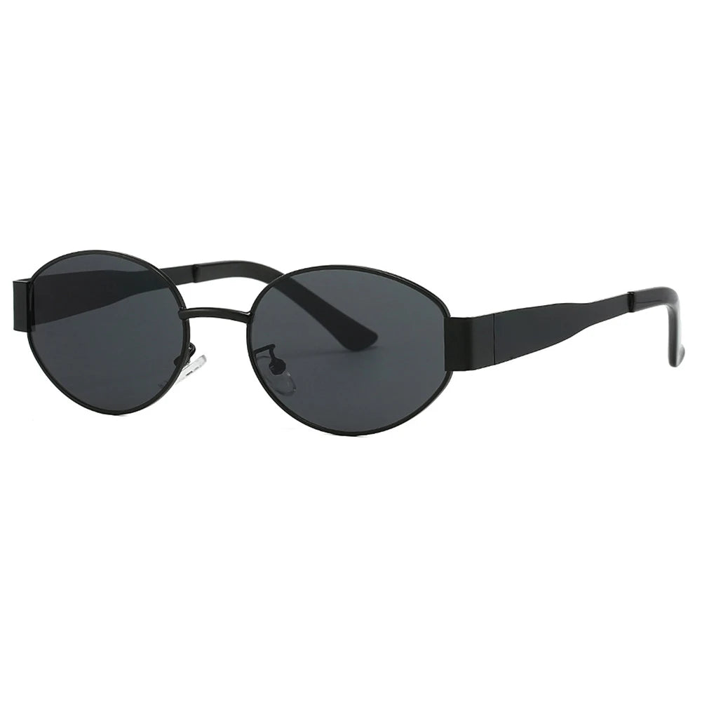 Retro Sunglasses Wear Resist Trending Sun Glasses Lightweight Trendy Metal Sunglasses for Shopping Travel Vacation Party