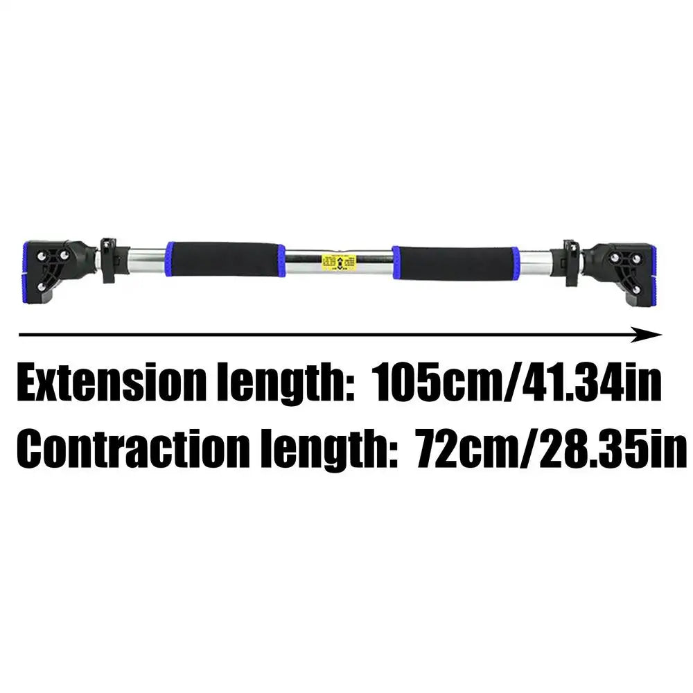 Indoor Home Pull Up Bar Adjustable Width Strength Training Chin up Bar without Screws Max 400lbs for Fitness Exercise tools