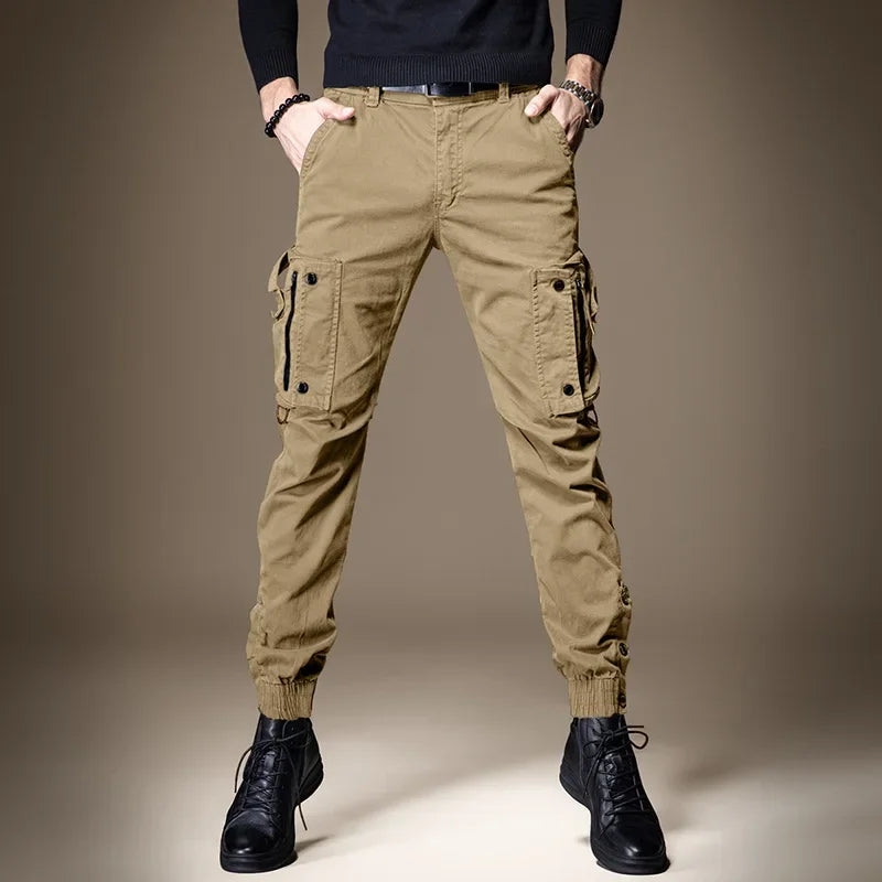 American Style Men's Straight-leg Cargo Pants Lightweight Functional Outdoor Tactical Casual Pants For Men Women