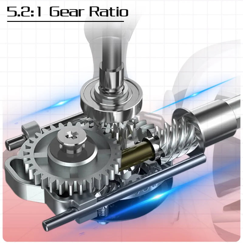 Sougayilang 2000 3000 Spinning Fishing Reels 5.2:1 High Speed Ratio Max Drag 8kg EVA Handle Fishing Reels with Mysterious Gifts