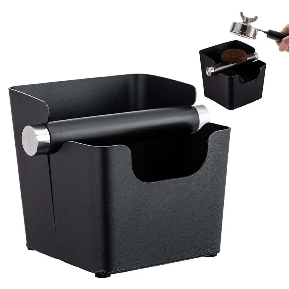 Coffee Knock Box Small Coffee Ground Basin Coffee Ground Basin Coffee Pucks Container With Removable Knock Bar For Home Cafe