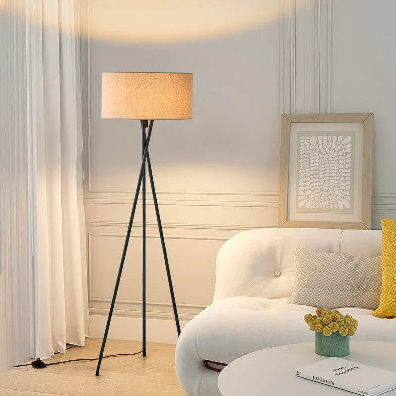 Floor Lamp I Minimalist Nordic LED Living Room Bedroom Vertical Bedside Lamp Wall Corner Floor Table Lamp Sofa Atmosphere