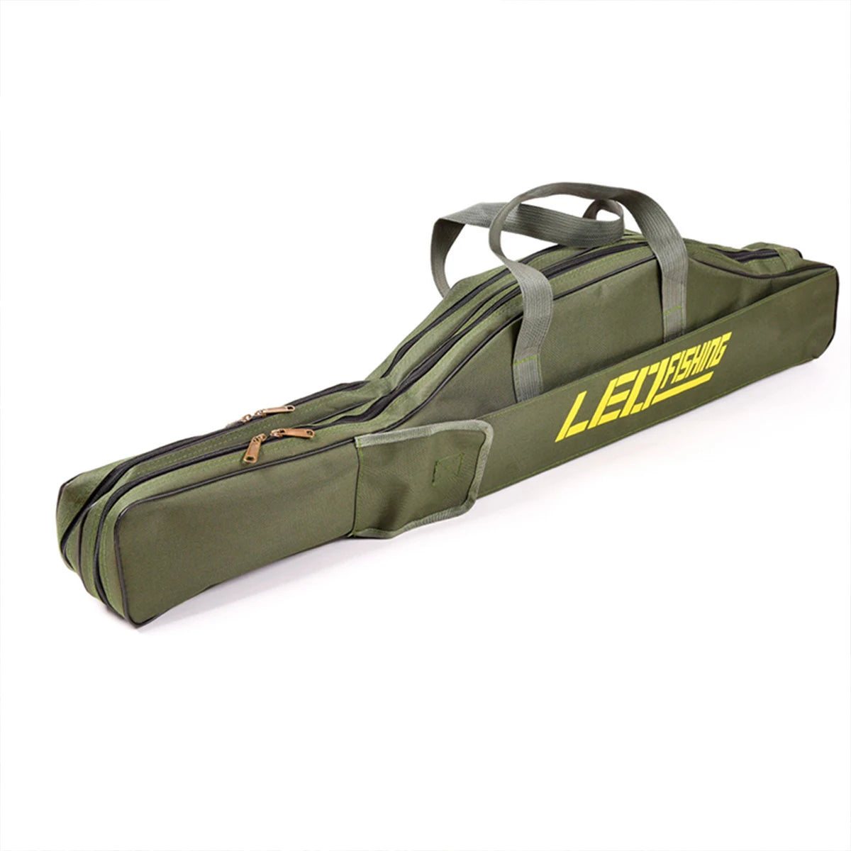 Fishing Rod Case 2 Layer Fishing Rod Bag Portable Folding Fishing Rod Carrying Bag