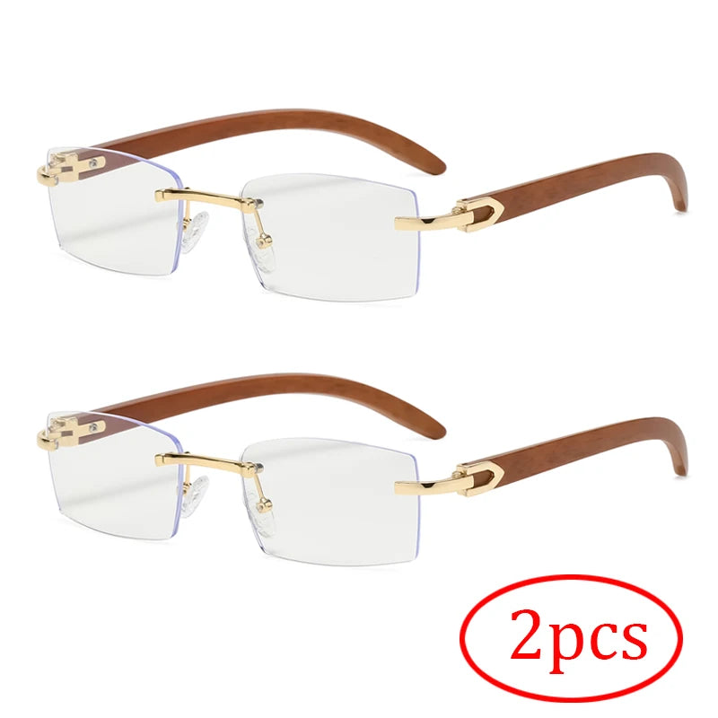 Fashionable New Frameless Sunglasses Trendy Casual Square Men And Women Beach Party Uv400 Sun Glasses