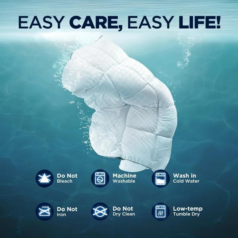 Premium Memory Foam Mattress Topper Queen for Ultra Comfort, 2 Inch Plush Pillow Top Queen Mattress Topper