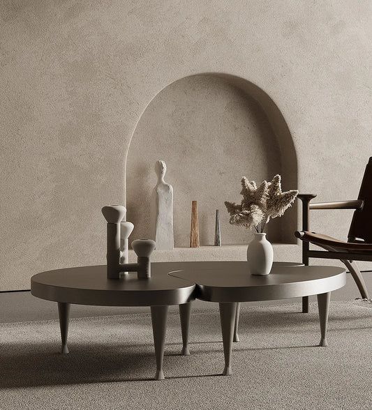 Custom Adjustable Leisure Sit And Standing Birch Coffee Table Chairs And Tables For Coffee Shop Ottoman Coffee Table