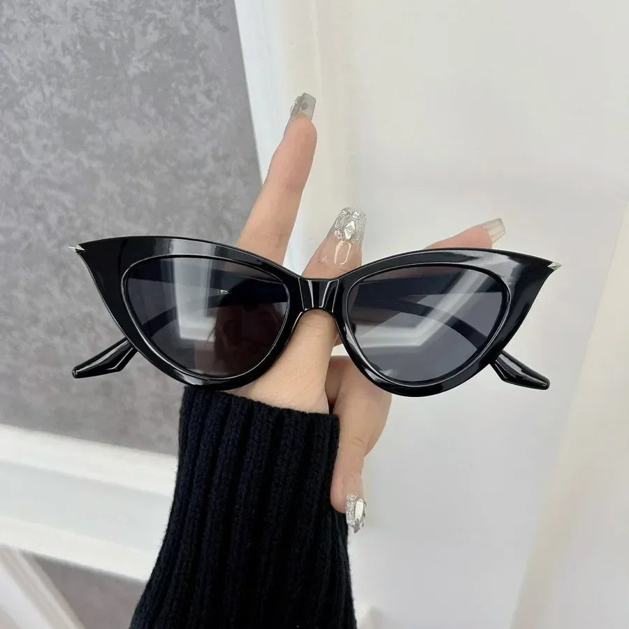 Retro Cat Eye Designer Sunglasses Women Men Black Frame Vintage Sun Glasses Female Male Brand Fashion Oculos De Sol