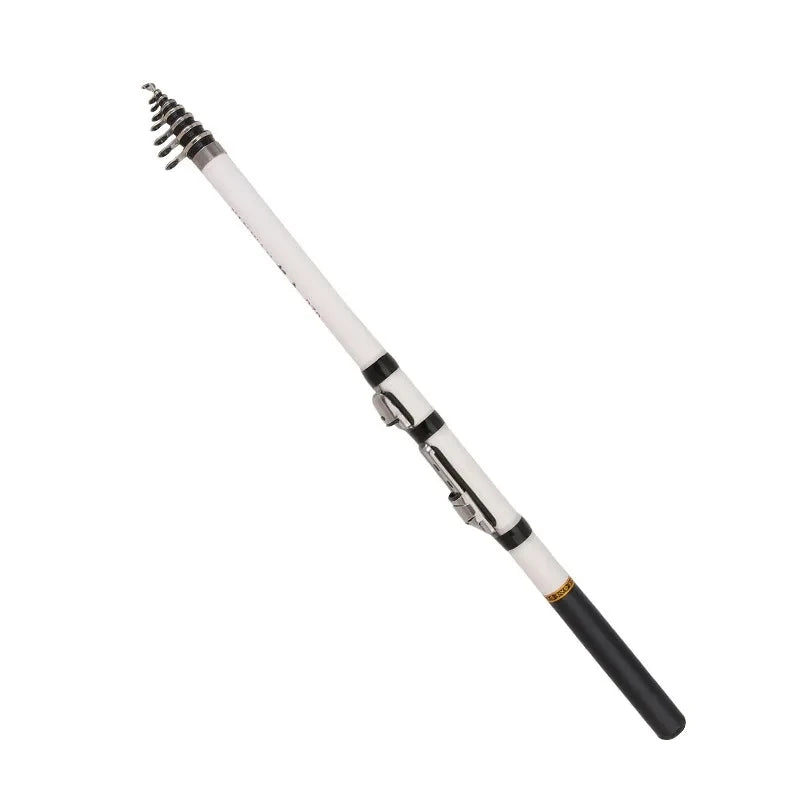 1.8M/2.1M/2.4M/2.7M/3.0M Telescopic Rock Fishing Rod Spinning Fly Carp Feeder Glass Fiber Pesca Mini Travel Rod Reel Seat